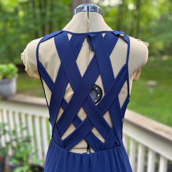 Divided by H&M Navy Blue Maxi Dress – Women’s Size 10 - Picture 6 of 8